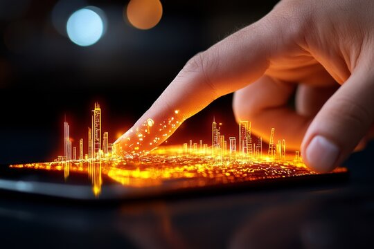Ajax implementation on a hyper-realistic website, showing vivid reflections, dynamic UI animations, and precise real-time updates