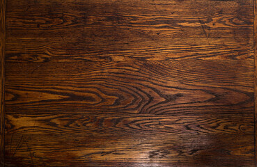 Vintage brown unpainted wood surface