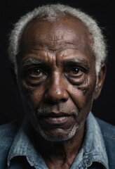 Fototapeta premium portrait of an old man, face of a person, elderly look