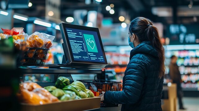 Eco Friendly Checkout Digital Display Empowers Sustainable Consumerism
