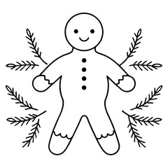 hand drawn vector illustration of an angel