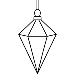 3d render of a christmas ball