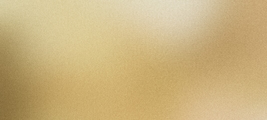 Subtle grainy gradient adds depth and texture to gold metallic background, perfect for luxurious and elegant designs