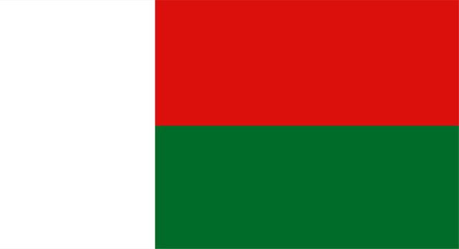 Flag of Madagascar – Editable EPS Vector in High Resolution (National Country Symbol)