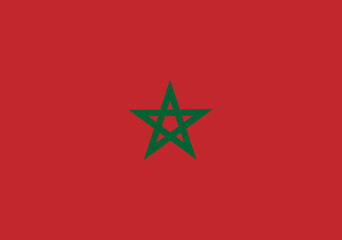 flag of morocco country