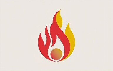 Abstract illustration of red and yellow flames with a gradient effect, symbolizing energy, heat, or passion. Ideal for branding, advertising, and creative projects requiring bold visual elements