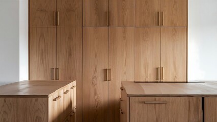 Kitchen cabinets are essential storage units in any kitchen, combining functionality with style. They are typically made from materials like wood, MDF, or plywood, often featuring finishes such as lam