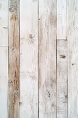 Fototapeta premium Close-up shot of a wooden floor with white paint, suitable for interior design and home decor projects