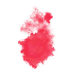 Abstract Red Paint Splash Graphic