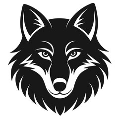 wolf head vector