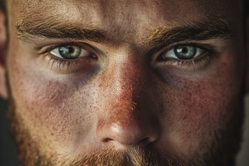 Obraz premium Portrait of a bearded man from the chest up