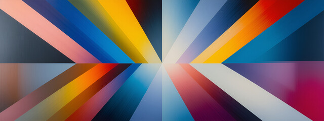 Obraz premium illustrazione sfondo con elementi astratti a tema geometrico surreale