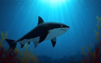 Obraz premium Deep Sea Adventure - Explore the Mysterious Underwater World