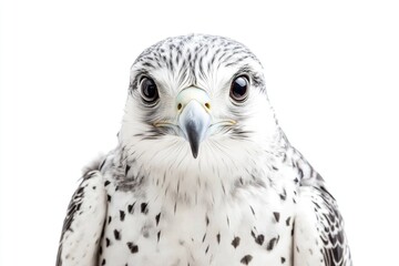 Obraz premium A close-up image of a bird of prey's face, showing its distinctive features