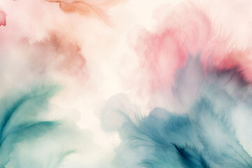 Naklejka premium Soft pastel colors blend seamlessly in an abstract design featuring fluid patterns