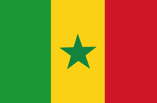 Editable Senegal Flag Vector - High-Resolution National Symbol