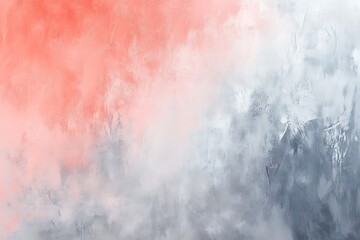 Fototapeta premium Abstract muted coral and grey gradient with soft flowing textures