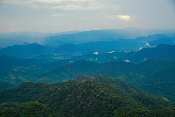 Breathtaking mountain view scenic landscape nature photography cloudy atmosphere aerial perspective tranquility and beauty