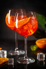 Aperol spritz cocktail