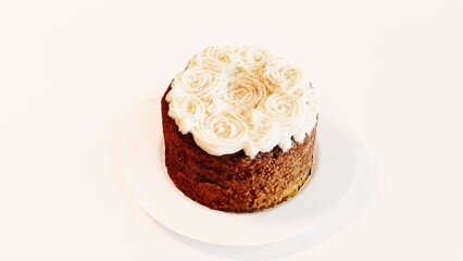 Pastry Chocolate Cake, Dry Cake, Birthday Cake  Cookie | Perfect for Dessert Displays, Bakery Promotions, and Food Photography | Ideal for Celebrations and Special Occasions