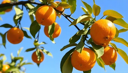 orange tree with oranges