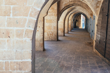 Obraz premium The stone streets of old Mardin.