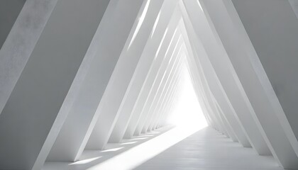 Obraz premium white curtain with a window