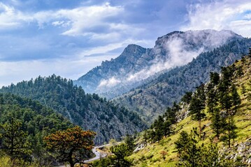 landscape in the mountains