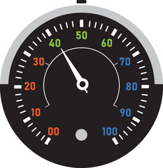 Hygrometer Color Vector Design