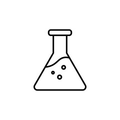 Chemistry thin line vector icon
