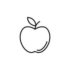 Organic waste thin line vector icon