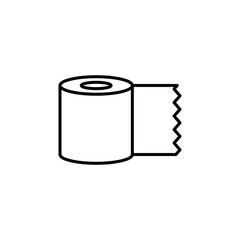 Bandage roll thin line vector icon