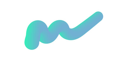 Abstract trendy 3d wavy fluid background wallpaper. Colorful gradient color 3d fluid liquid wallpaper background. Abstract 3d landing page template. Website concept, flyer, brochure, banner background