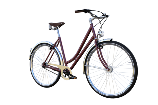 bicicletta bike su fondo trasparente isolato