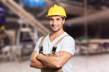 Process Engineer Portrait in a Protective Hardhat