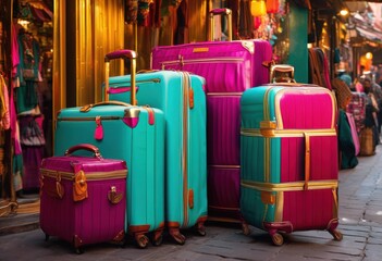 vibrant luggage essential travel gear that stands out every destination, accessory, backpack, bag, duffel, expedition, essentials, mobility, organizer