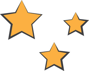 Obraz premium Set of stars