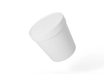 Round Ice Cream Cup Mockup