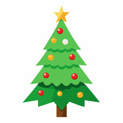 Fototapeta premium Christmas tree holiday