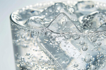 glass water sparkling