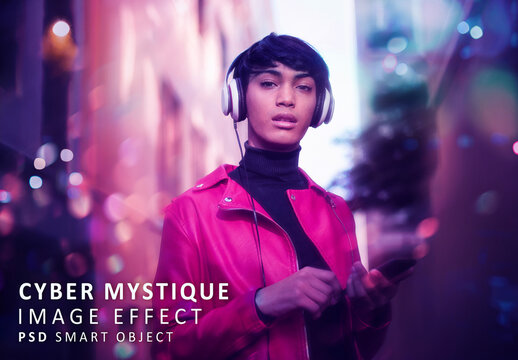 Cyber Mystique Image Effect