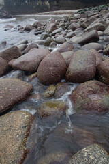A stream on Lamorna Cove Cornwall
