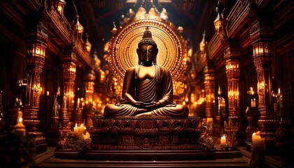 golden buddha statue