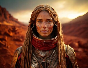 an amazing woman, a portrait