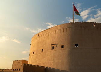 Nizwa Fort is a historic landmark in Oman, showcasing impressive Islamic architecture and strategic military design.
