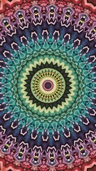 Obraz premium mandala motif design, kaleidoscope motif, mandala pattern, kaleidoscope pattern, wallpaper, mandala, kaleidoscope