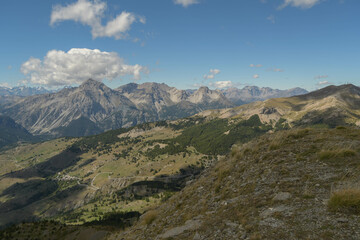 Beautiful mountains ladscapes on alps