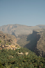 Misfat Al Abriyeen is a picturesque mountain village in Oman, known for its ancient mud-brick houses, lush terraced farms, and intricate falaj irrigation system.