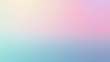 Obraz premium Soft pastel gradient background with pink and light blue tones for design, copy space
