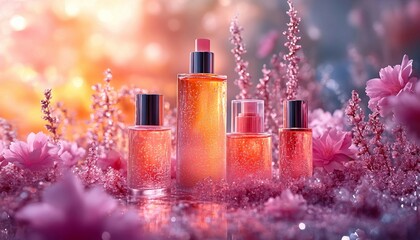 Golden Hour Glow, romantic and dreamy background inspired by the golden hour, with soft orange and pink hues blending into a warm gradient. 